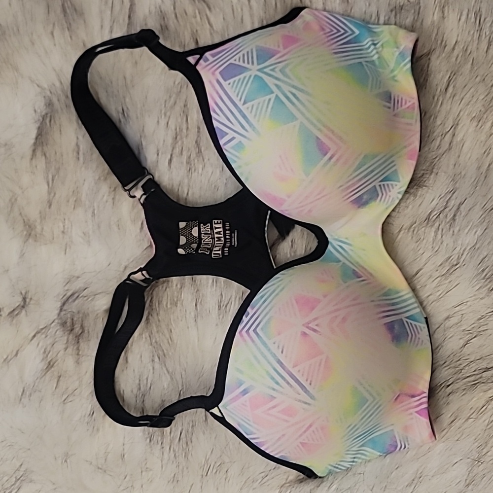 Victorias Secret PINK padded Push Up Sports Bra S(D-DD)